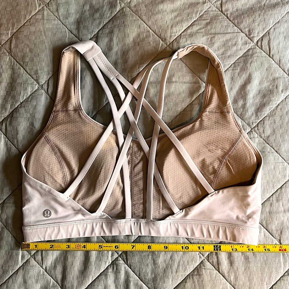 Lululemon Energy Bra Size 10 White